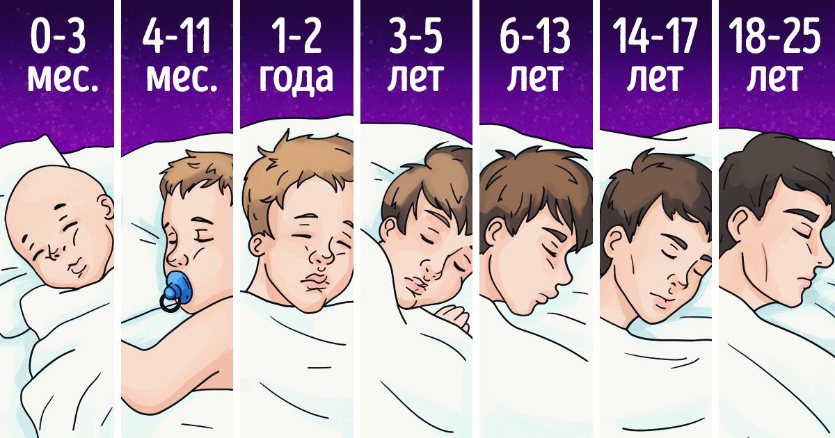 сколько нужно спать в сутки