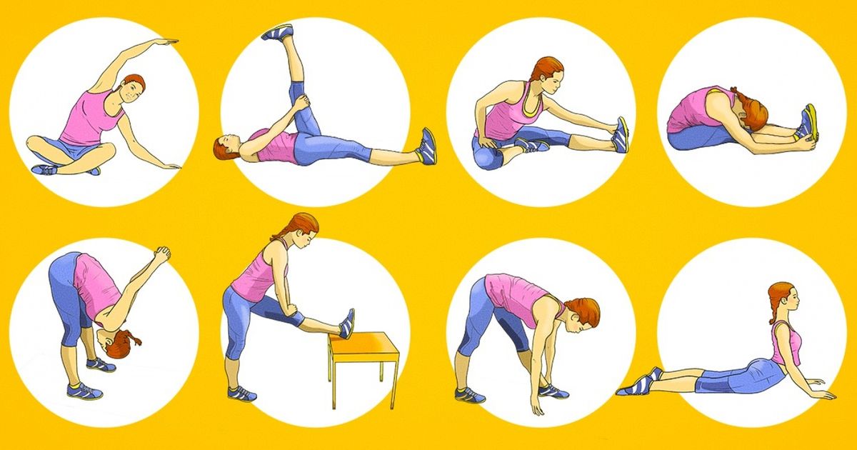 8 упражнений на растяжку, чтобы эффективно прокачать все тело