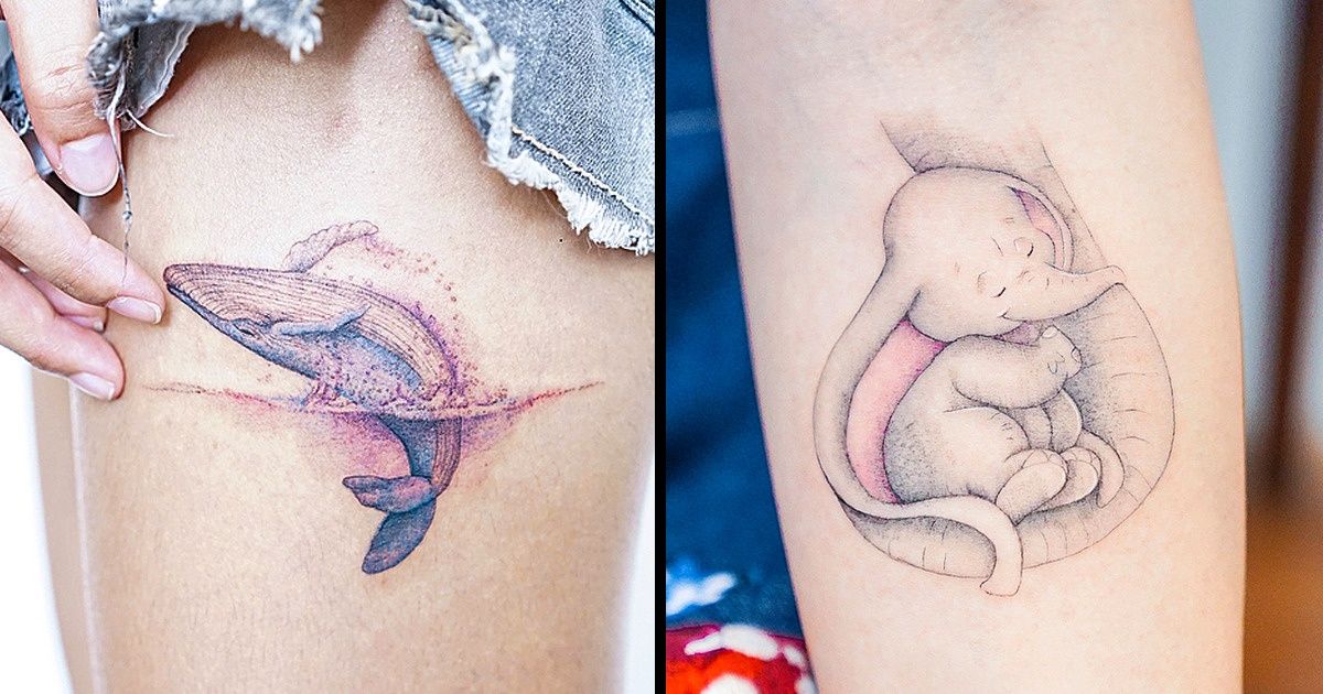 20+ нежных тату с животными, уровень милоты которых превышает все допустимые нормы