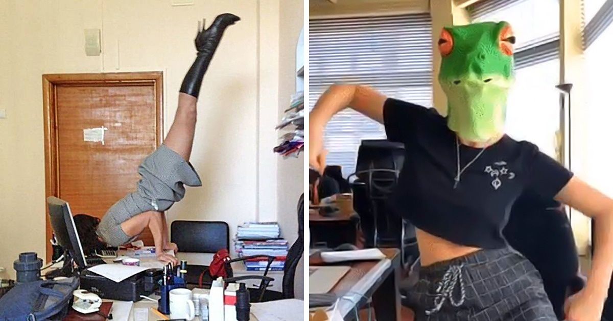 26 человек, которых скука одолела в разгар рабочего дня