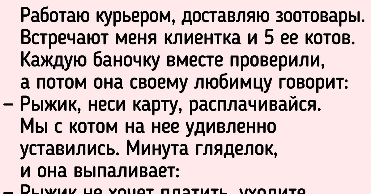 20+ курьерских историй, прочитав которые думаешь: «А я-то в жизни еще неплохо устроился»