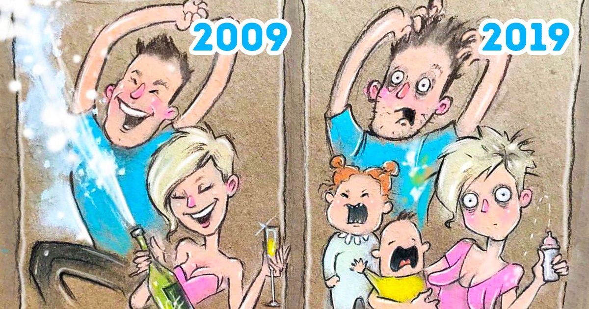 Мама 2 детей продолжает рисовать свои будни. Получается слишком жизненно Мама 2 детей продолжает рисовать свои будни. Получается слишком жизненно