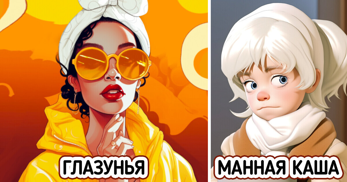 ИИ нарисовал всем знакомую еду. И мы бы посмотрели мультики с этими персонажами