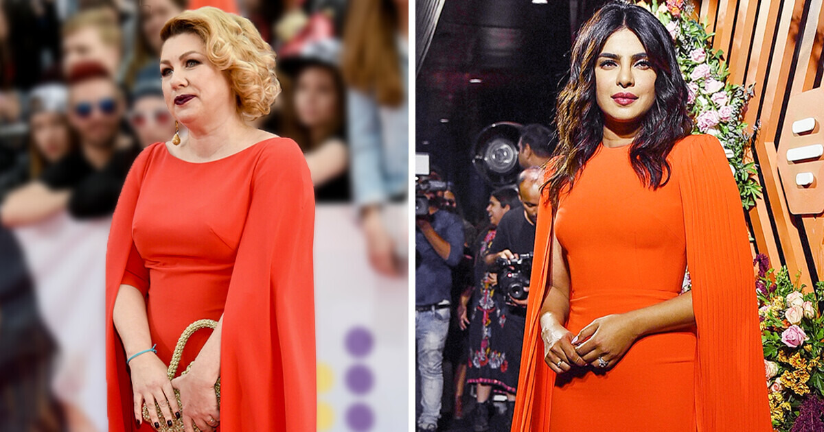 14 случаев, когда звезды в одинаковых нарядах выглядели по-разному, словно солнце и луна