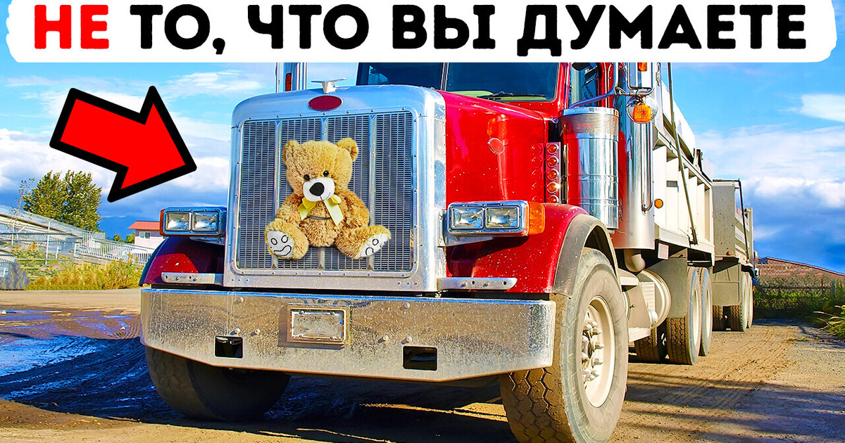 Если вы увидите игрушку на грузовике, вот что это значит