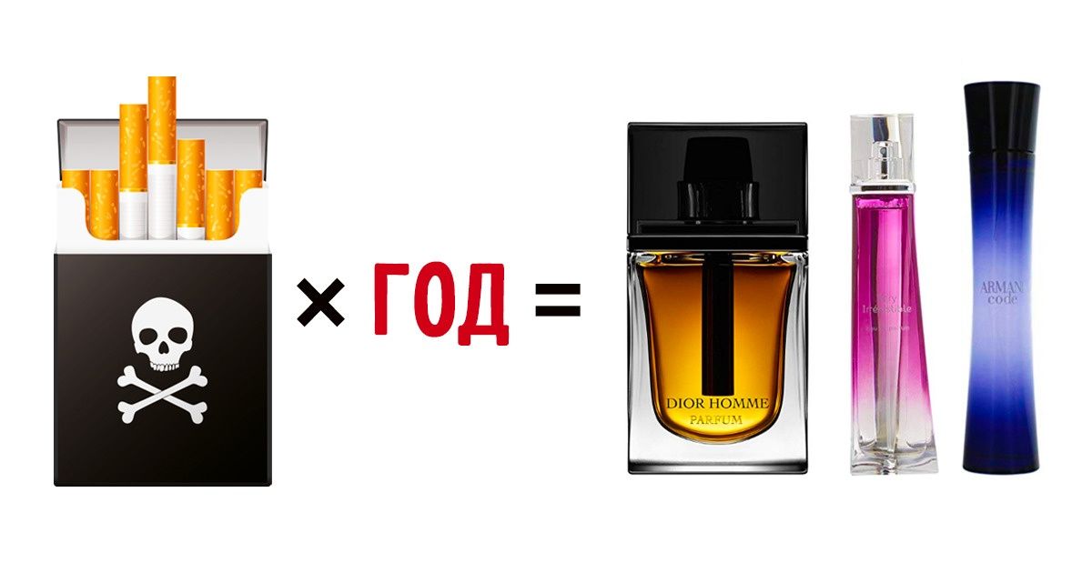 Что можно купить на сумму, равную стоимости сигарет, если не курить ровно 1 год Что можно купить на сумму, равную стоимости сигарет, если не курить ровно 1 год