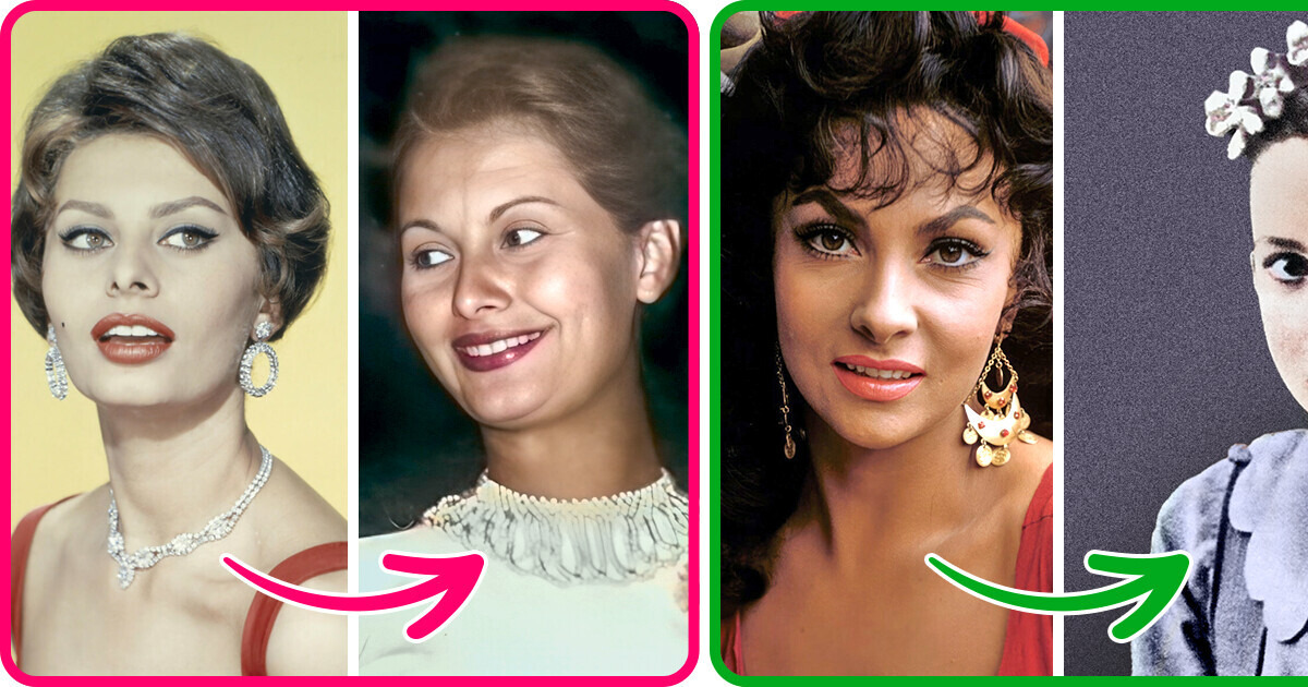 Посмотрите, как выглядели 16 див старого кинематографа на пике популярности и на заре карьеры