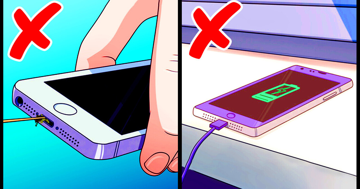 Если вы делаете это со своими гаджетами, ПРЕКРАТИТЕ немедленно!