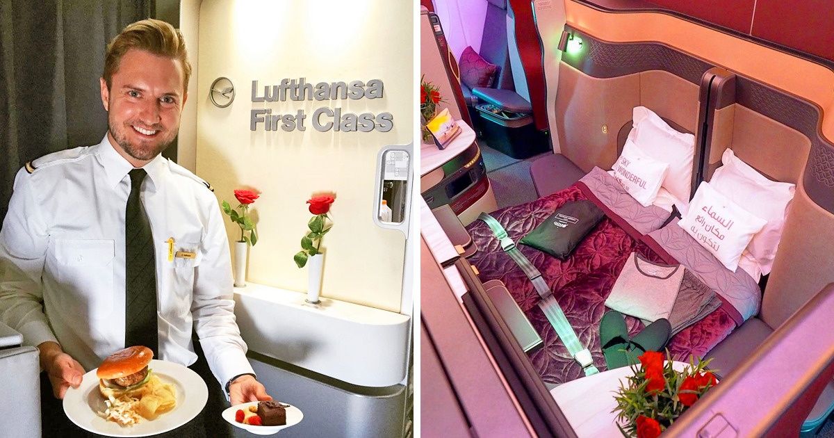 Как выглядит первый класс в разных авиакомпаниях (Двуспальная кровать, душ и бар прилагаются) Как выглядит первый класс в разных авиакомпаниях (Двуспальная кровать, душ и бар прилагаются)