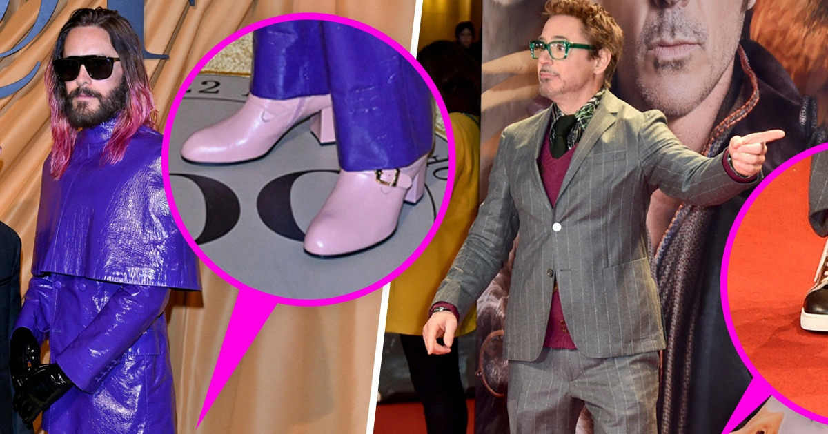 13 знаменитых мужчин, которые решили, что классическая обувь слишком скучна, и выбрали кое-что покруче