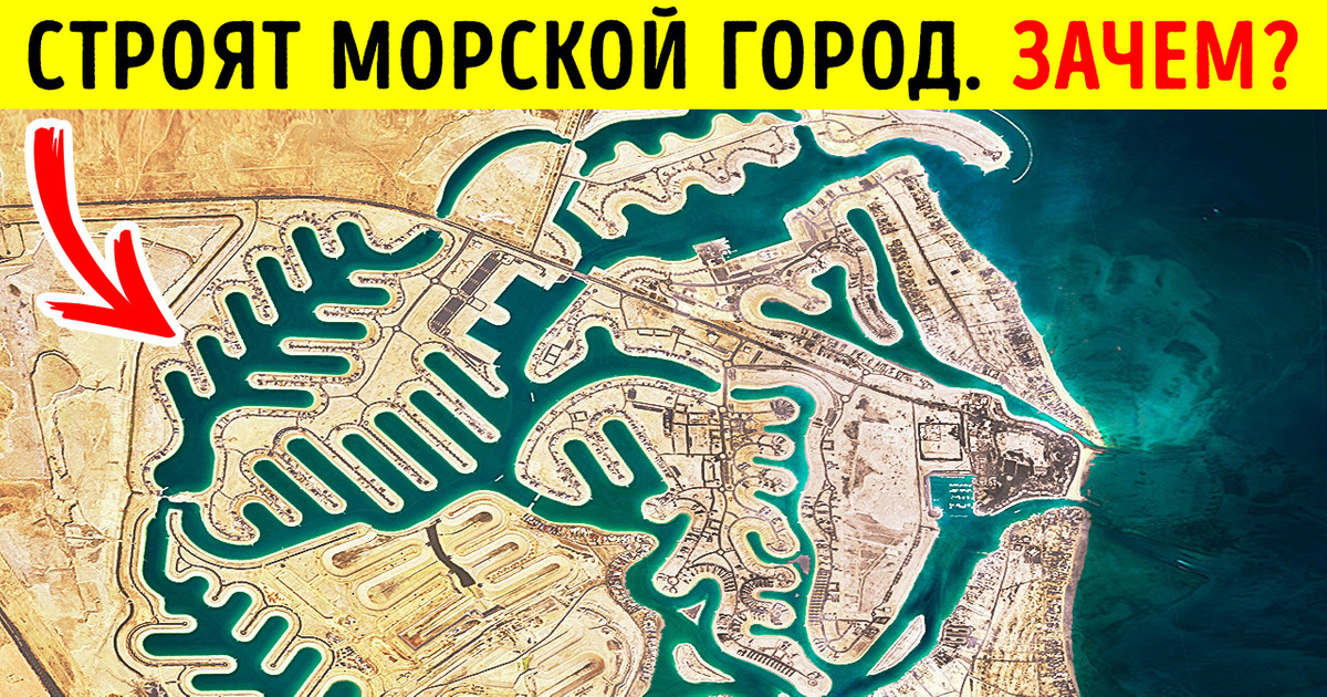 В пустыне строят морской город, но зачем? В пустыне строят морской город, но зачем?