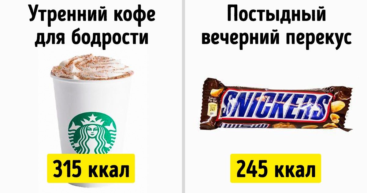 20 картинок, в пух и прах разрушающих мифы о «здоровом» питании