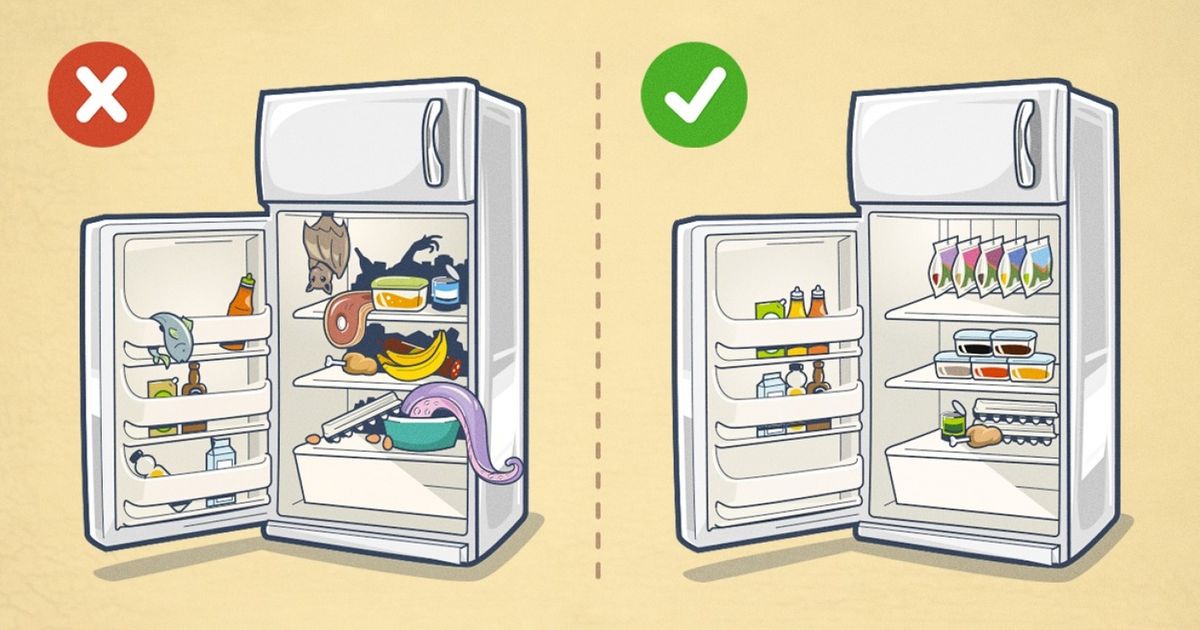 10 способов навести порядок в холодильнике раз и навсегда