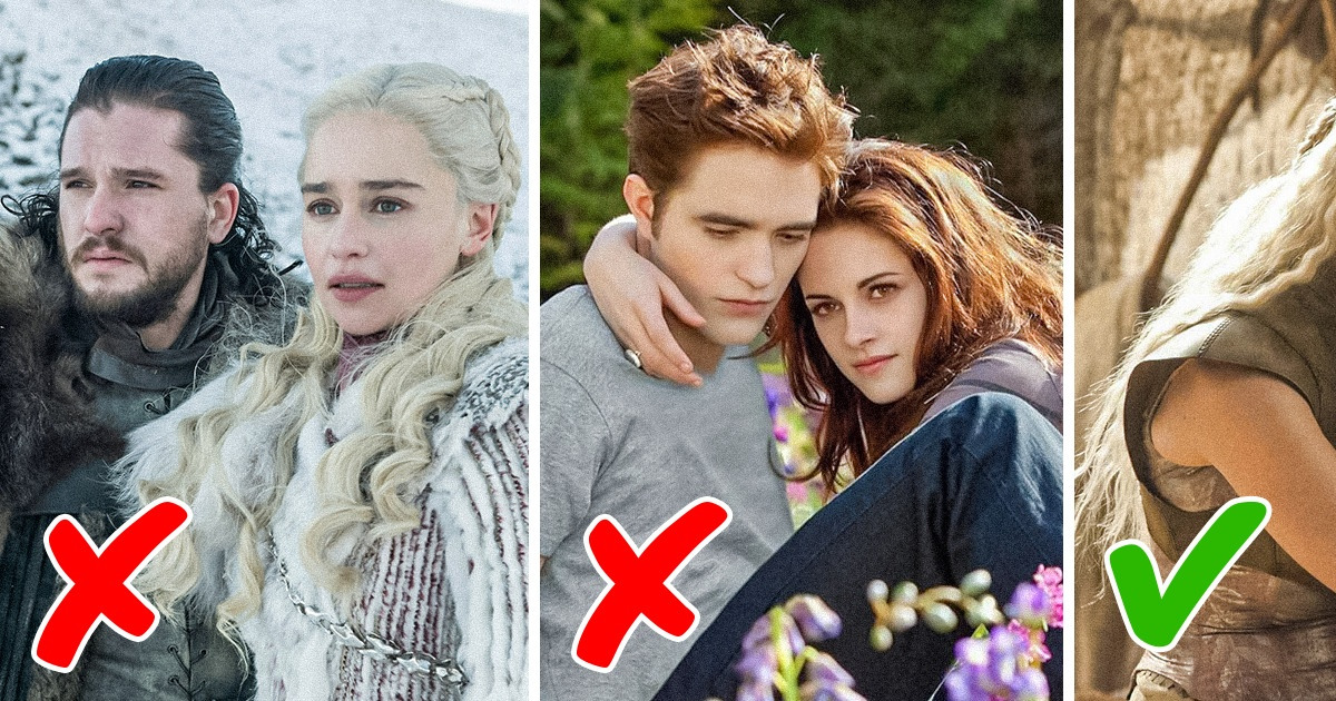 10 экранных пар, которые изрядно бесили зрителей, ведь они хотели, чтобы любимый персонаж был с кем-то другим 10 экранных пар, которые изрядно бесили зрителей, ведь они хотели, чтобы любимый персонаж был с кем-то другим