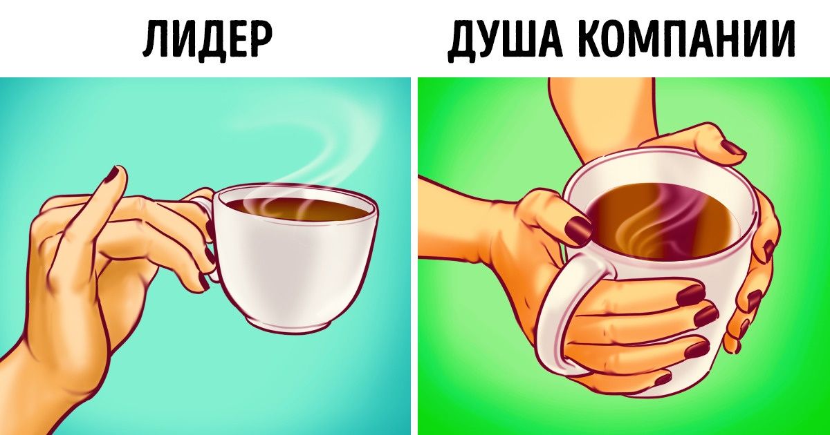 Личностный тест: Как вы держите кружку? Личностный тест: Как вы держите кружку?