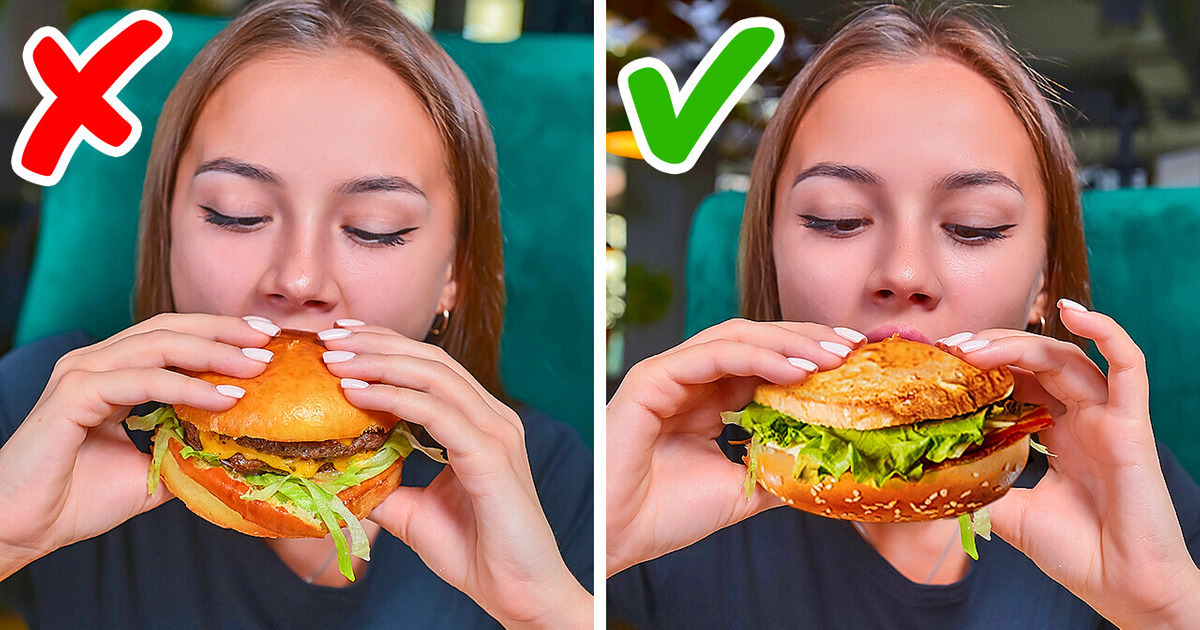 Всю жизнь вы ели гамбургеры неправильно!