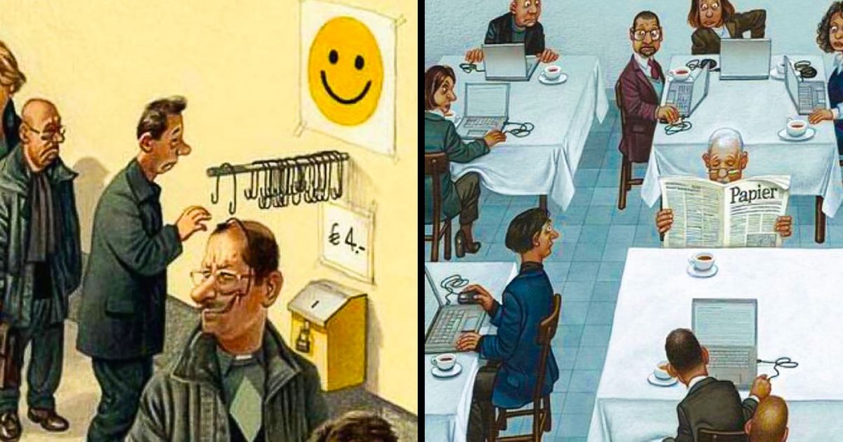 Австрийского художника приговорили к тюрьме за хлесткие карикатуры, но он не бросил рисовать правду