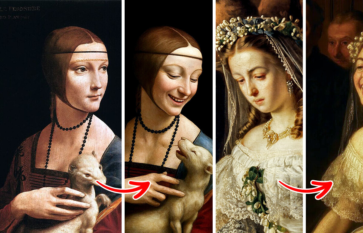 Мы попросили нейросеть сделать счастливыми 16 грустных женщин с известных картин, и вот что вышло Мы попросили нейросеть сделать счастливыми 16 грустных женщин с известных картин, и вот что вышло