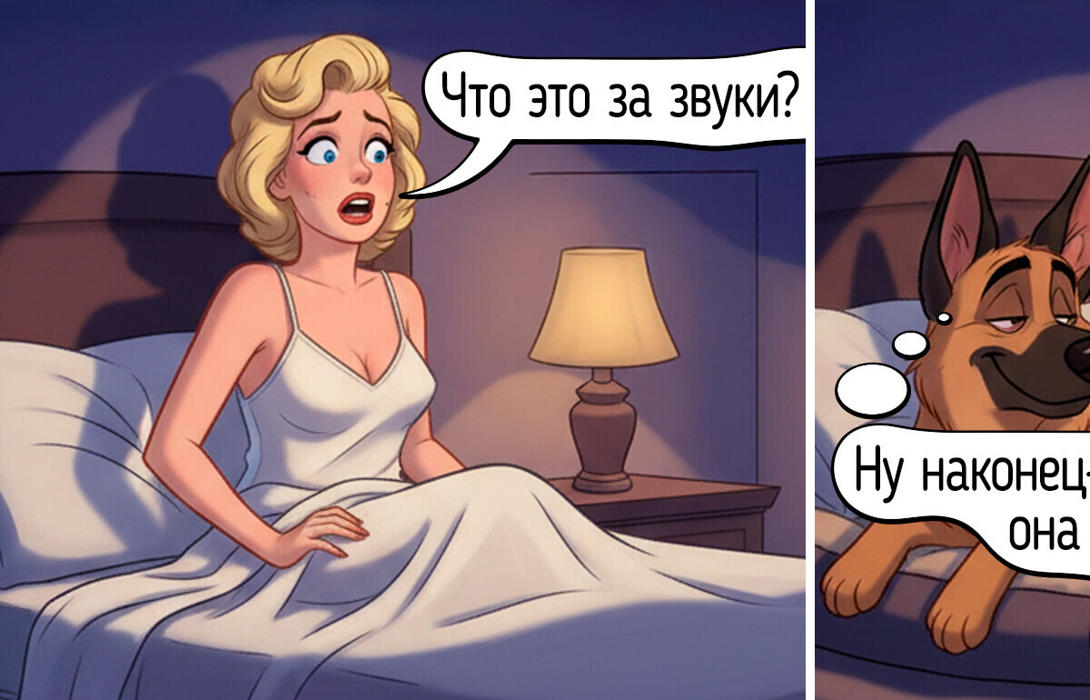 16 комиксов о том, как нас видят собаки. Скорее всего, мы в их глазах — те еще чудаки 16 комиксов о том, как нас видят собаки. Скорее всего, мы в их глазах — те еще чудаки