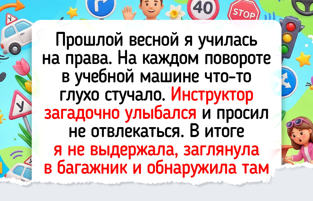 15 человек, которые еще на пенсии вспоминать будут, как когда-то учились водить