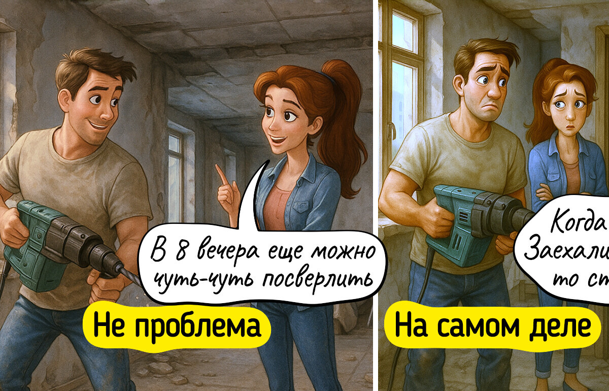18 комиксов о том, почему ремонт — лучший стендап без билета 18 комиксов о том, почему ремонт — лучший стендап без билета