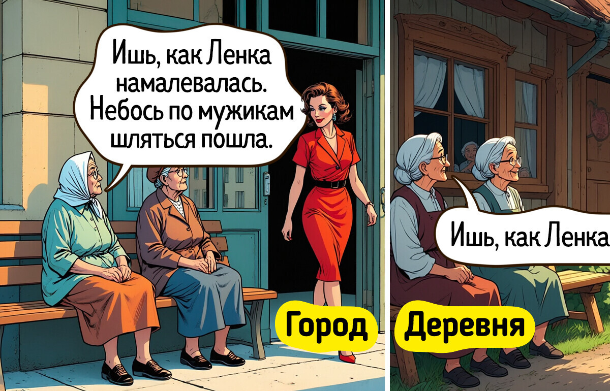 15 легких комиксов о том, что город и деревня — две разные вселенные 15 легких комиксов о том, что город и деревня — две разные вселенные