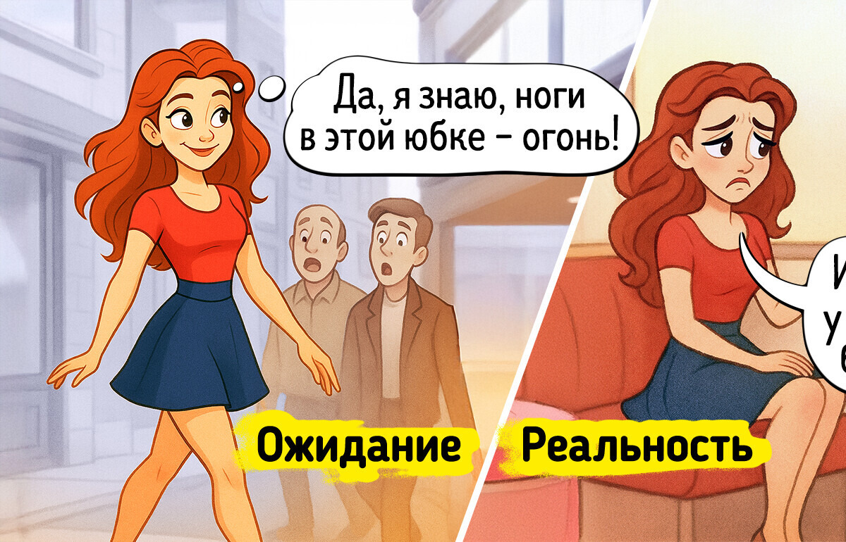 15 забавных комиксов, в которых ожидание и реальность пошли разными дорогами 15 забавных комиксов, в которых ожидание и реальность пошли разными дорогами