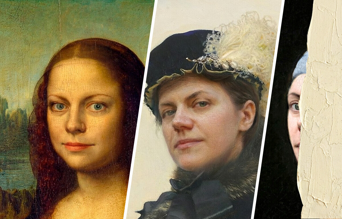 Я выяснила, как выглядела бы на известных картинах, и теперь хочу повесить парочку у себя