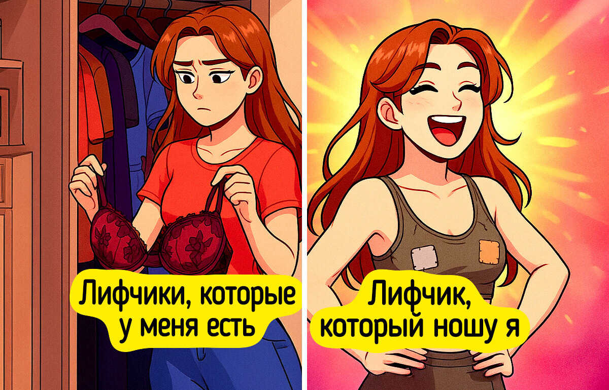15 комиксов о женской жизни, после которых можно сказать: «Ну да, это я» 15 комиксов о женской жизни, после которых можно сказать: «Ну да, это я»