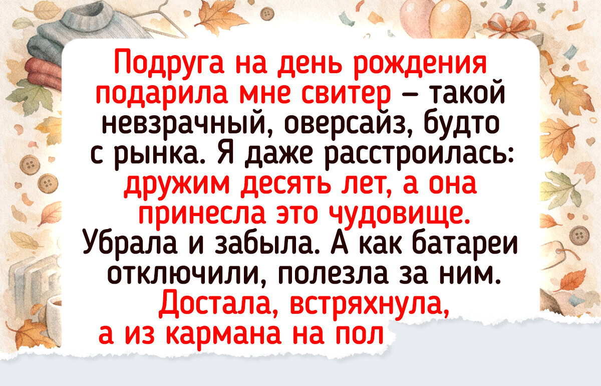 20 подарков, которых не ждали, но за каждым стоит живая история — теплая или смешная