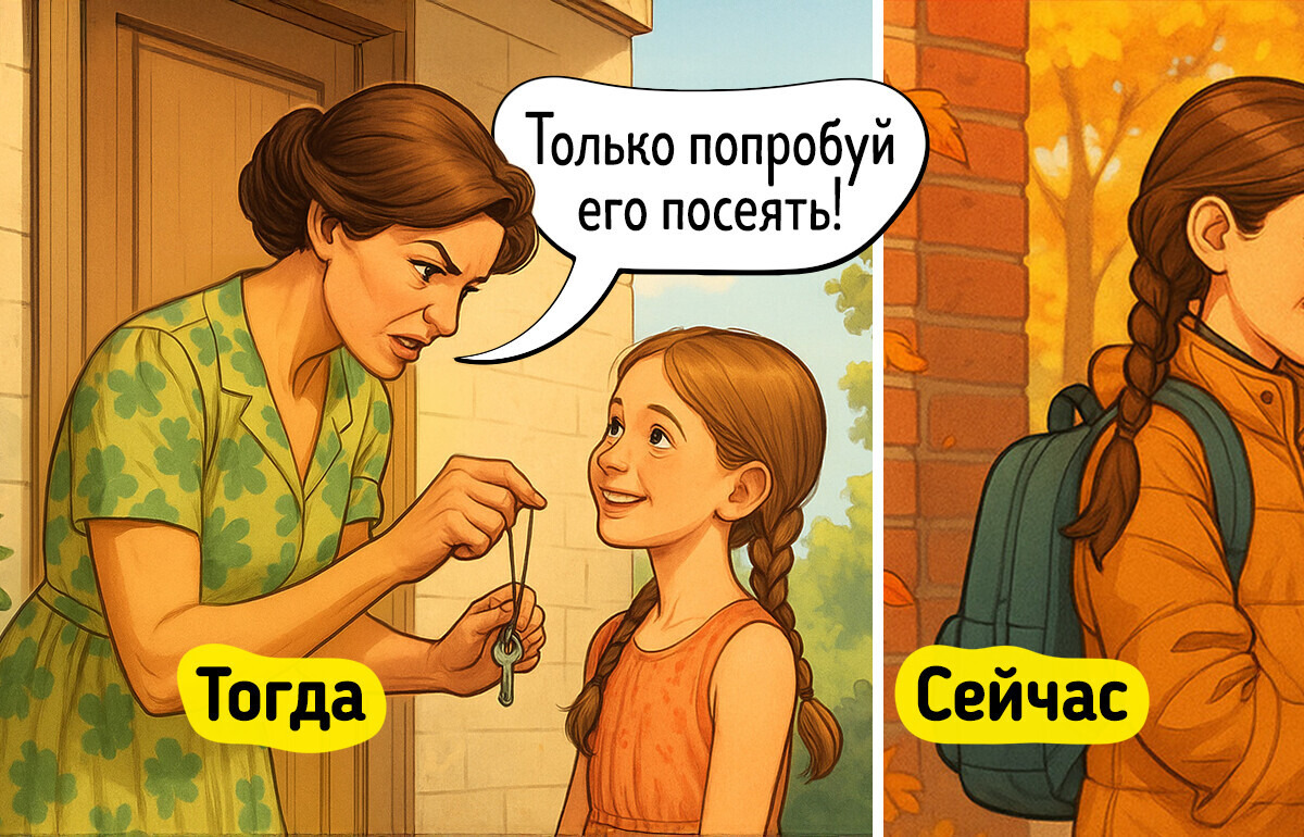18 комиксов о таком разном, но неизменно веселом детстве у нас и у наших сыновей и дочек