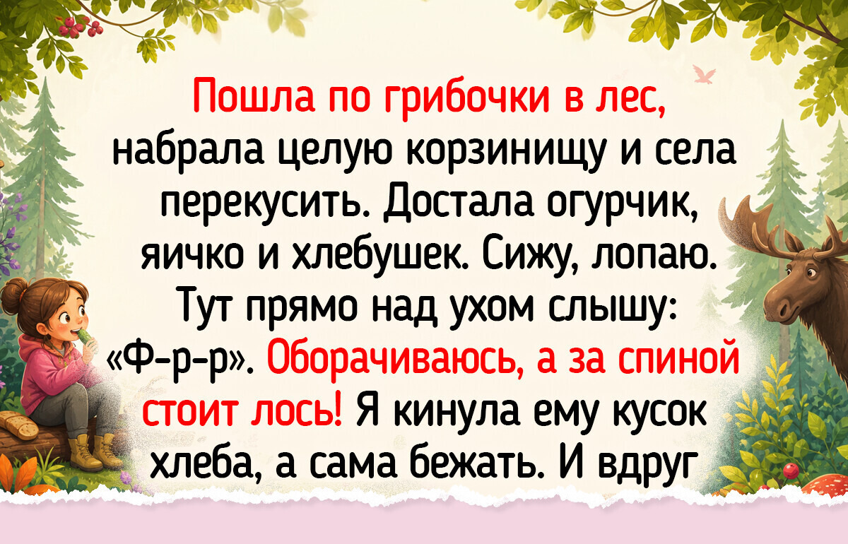 23 истории про грибников, которые вышли из леса с полной корзинкой впечатлений и маленьких радостей