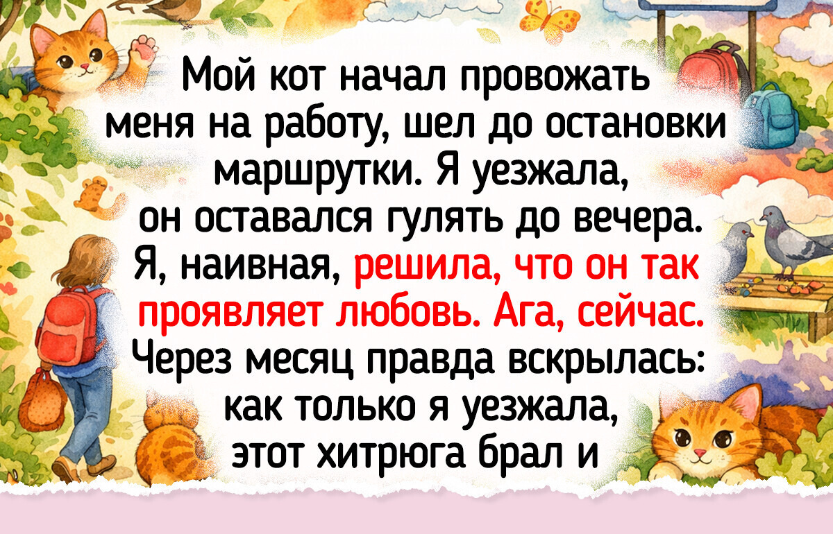 17 историй и фото о том, как наши питомцы превращают любой день в добрую комедию