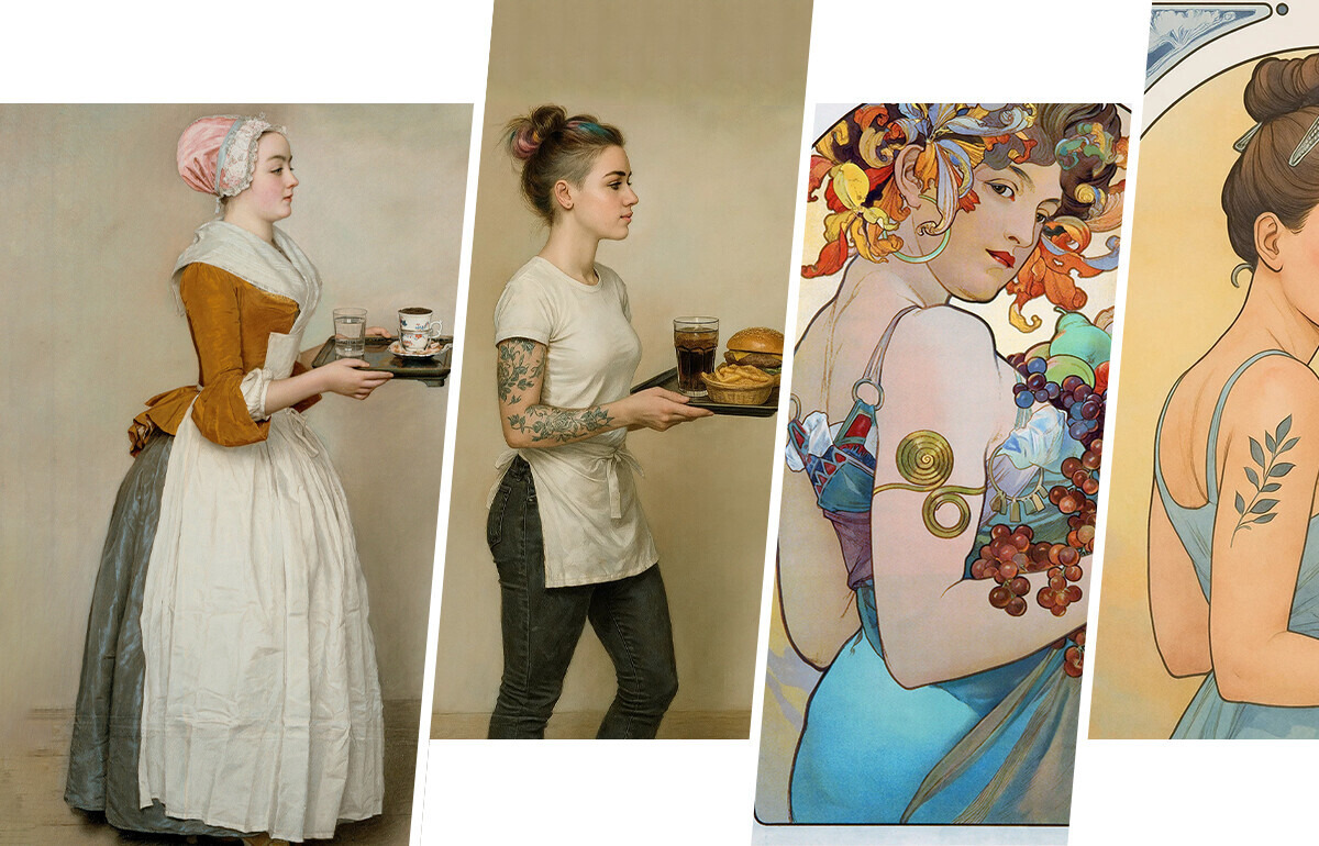 Как выглядели бы 15+ культовых картин, если бы их писали современные художники Как выглядели бы 15+ культовых картин, если бы их писали современные художники