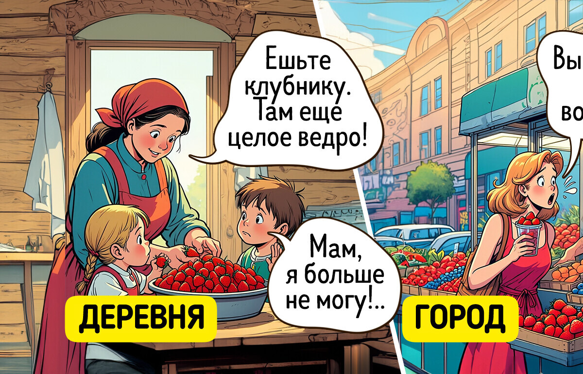 18 комиксов о том, что жизнь в городе и в деревне — это небо и земля, особенно летом 18 комиксов о том, что жизнь в городе и в деревне — это небо и земля, особенно летом