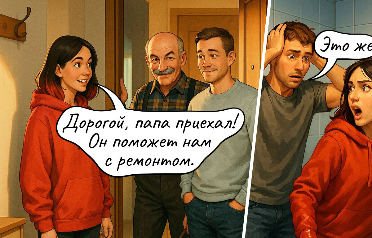 13 правдивых комиксов о том, как семья проходит испытание ремонтом