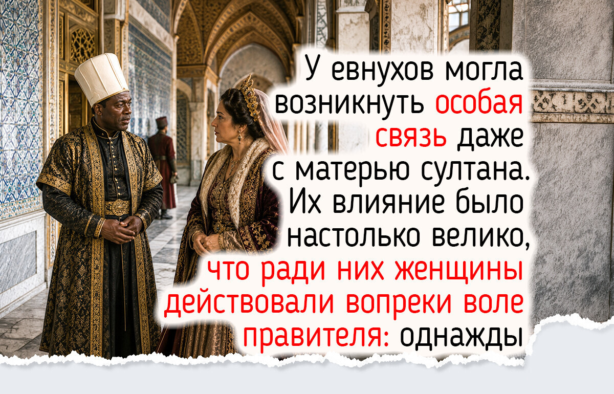10 жизненных фактов о евнухах — слугах при гаремах, от которых привычные представления рассыпаются как восточная халва