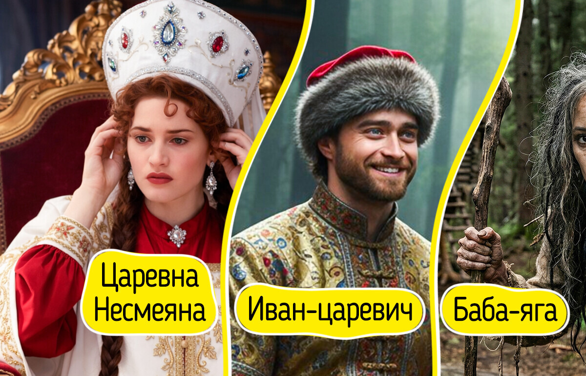 Вот как выглядели бы персонажи народных сказок в стиле голливудского кино. Мы просто влюбились