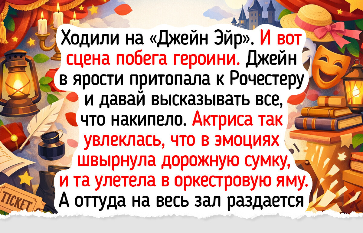 15 историй о том, как обычный поход в театр превратился в комедию