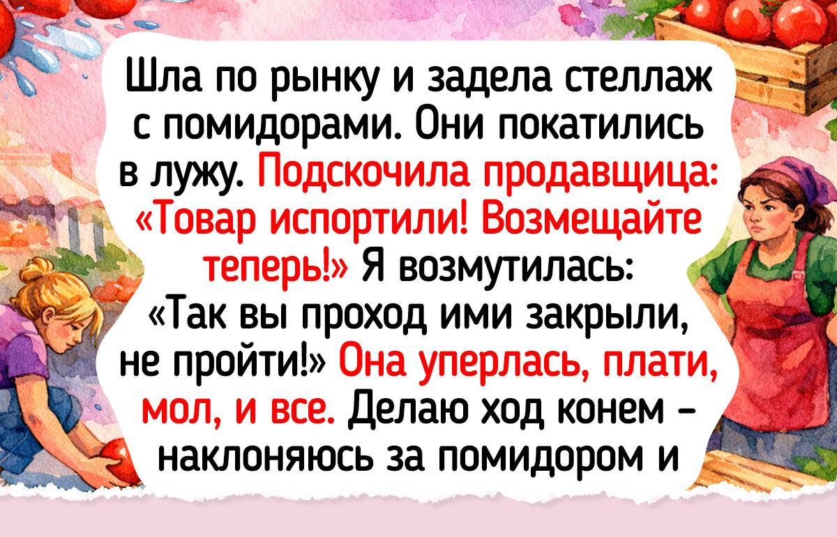 16 жизненных историй с рынка, которые поймут все, кто хоть раз мерил джинсы на картонке, пока мама держала шторку