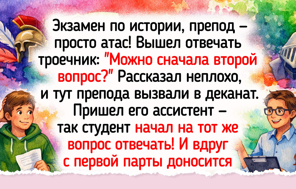 17 жизненных историй о студентах, чья смекалка и ловкие поступки заслуживают отдельной пятерки
