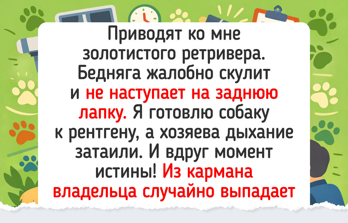 15+ забавных случаев из ветклиник, где каждый прием оборачивается настоящей комедией — 27.03.2026