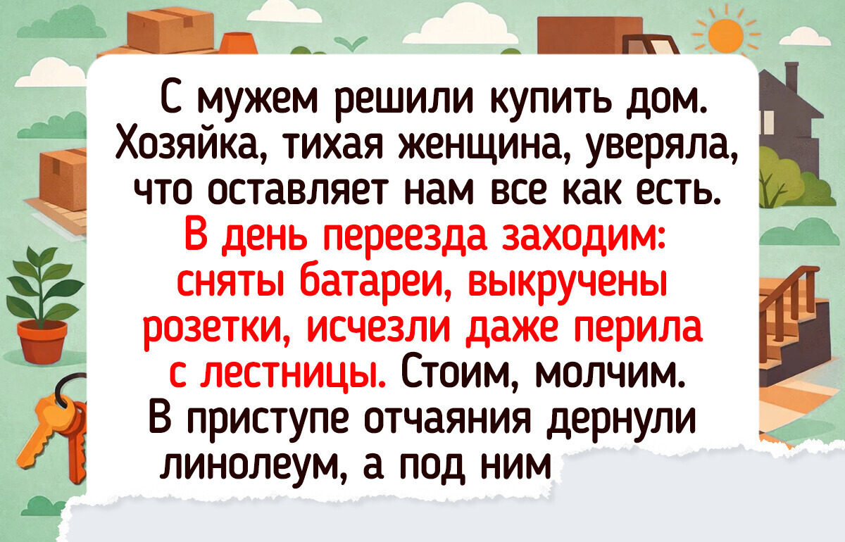 20+ человек, для которых покупка жилья обернулась сюрпризом