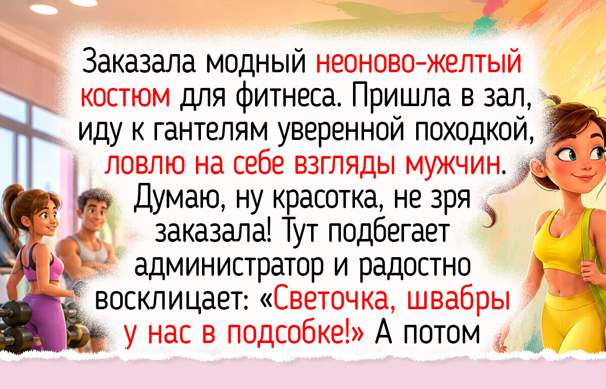 19 простых историй из тренажерок, пропитанных запахом новеньких ковриков и звоном гантелей