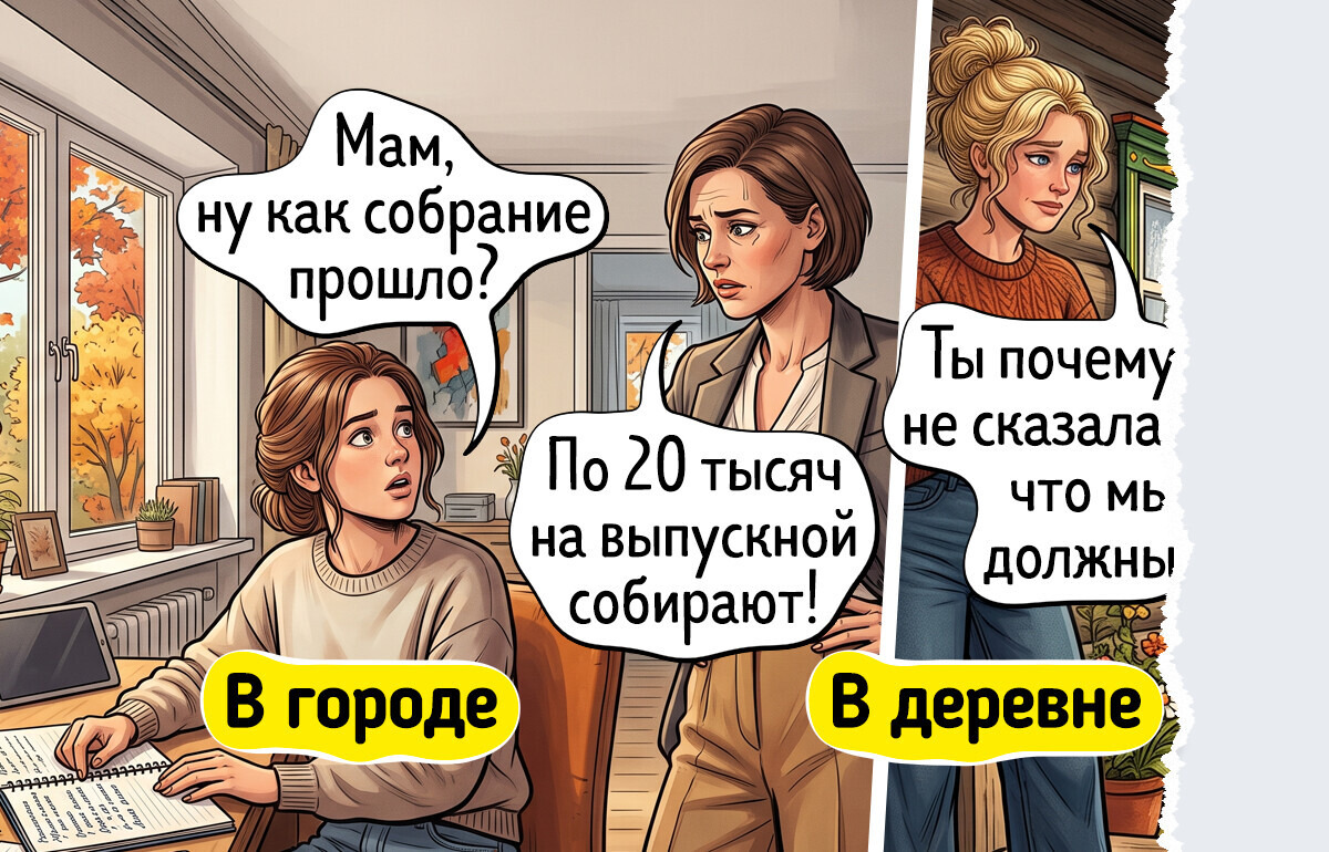 16 светлых комиксов и историй о том, что осень в городе и деревне — две большие разницы