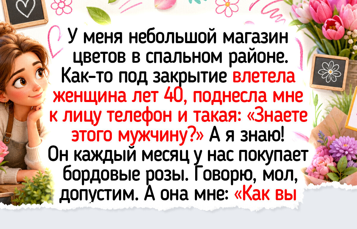 15 случаев, когда в цветочном магазине люди получили столько впечатлений, что букет стал просто дополнением