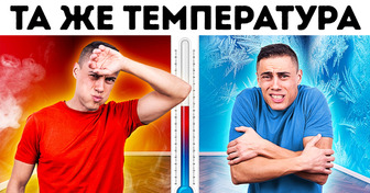 Одинаковые температуры, но ощущения разные. Почему так?