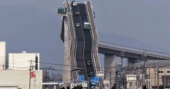 Это не американские горки, а мост в Японии