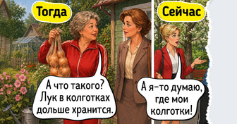 15+ добрых комиксов о том, как мудрость старшего поколения живет в нашем доме и сегодня