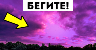 Опасность фиолетового неба: не ждите, бегите!